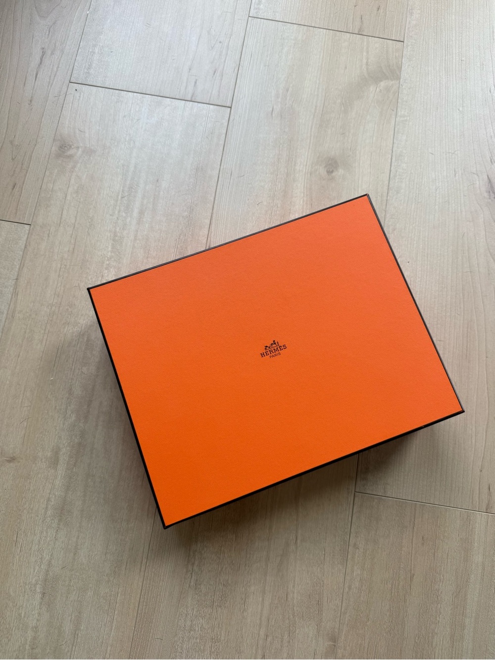 Hermès Orange Oran Sandal Box